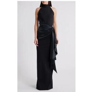 brown maxi dress halter Left In Love Halter Maxi Dress Brown Size XL